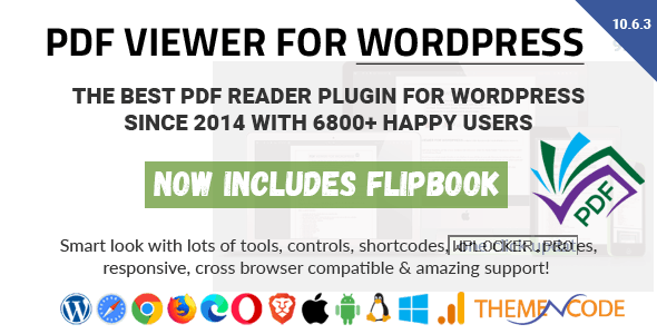 PDF viewer for WordPress v10.6.3