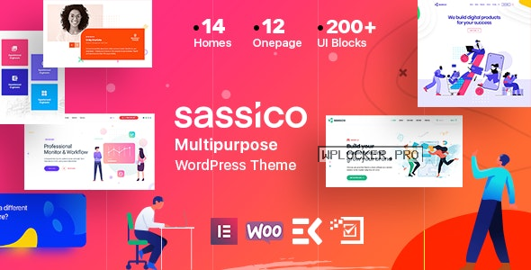 Sassico v3.2.3 – Multipurpose Saas Startup Agency WordPress Theme