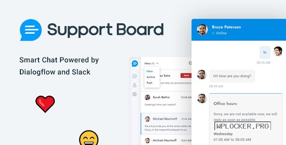 Support Board v3.5.3 – Chat WordPress Plugin – Chat & Supportnulled