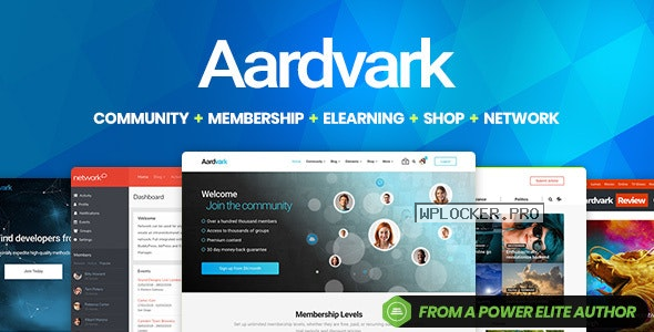 Aardvark v4.40 – Community, Membership, BuddyPress Theme