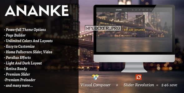 Ananke v3.9.2 – One Page Parallax WordPress Theme