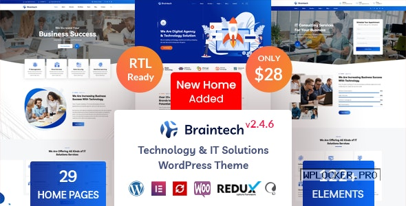 Braintech v2.4.6 – Technology & IT Solutions WordPress Themenulled