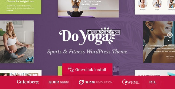 Do Yoga v1.1.7 – Fitness Studio & Yoga Club WordPress Theme