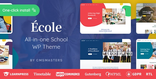 Ecole v1.0.7 – Education & School WordPress Theme