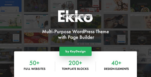 Ekko v3.5 – Multi-Purpose WordPress Theme with Page Builder NULLEDnulled