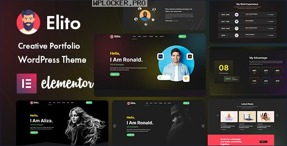 Elito v1.0 – Creative Portfolio WordPress Theme