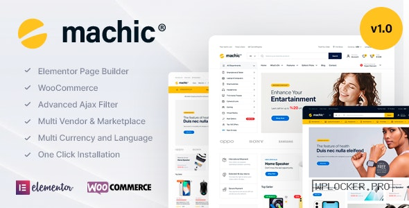 Machic v1.1.3 – Electronics Store WooCommerce Theme NULLEDnulled