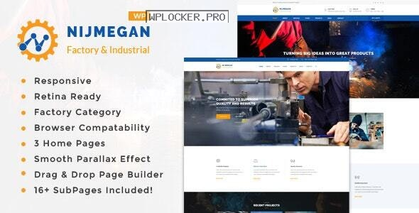 Nijmegan v2.5 – Factory and Industrial Business WordPress Theme