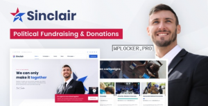 Sinclair v1.0.8 – Political Fundraising & Donations WordPress Theme