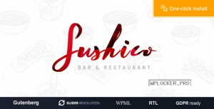 Sushico v1.0.9 – Sushi and Asian Food Restaurant WordPress Theme