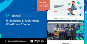 Technum v1.0.4 – IT Solutions & Technology WordPress Theme