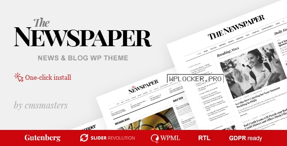 The Newspaper v1.1.4 – News Magazine Editorial WordPress Theme