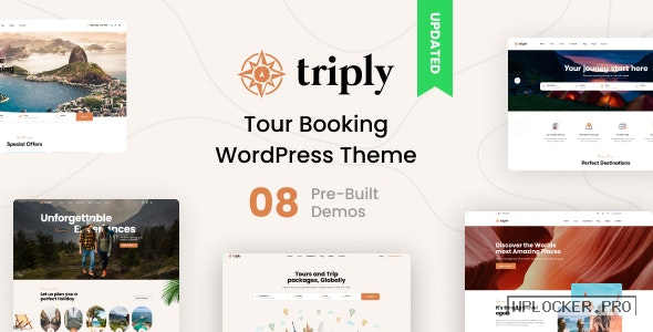 Triply v2.2.7 – Tour Booking WordPress Theme