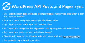WordPress API Posts and Pages Sync with Multiple WordPress Sites v1.7.3 NULLEDnulled