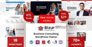 Bizup v2.0.5 – Business Consulting WordPress Theme