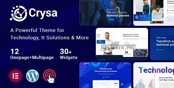 Crysa v1.0.2 – IT Solutions WordPress Theme