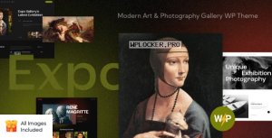 Expo v1.0 – Modern Art & Photography Gallery WordPress Theme