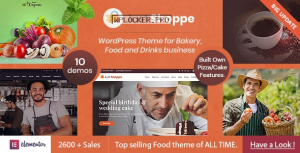 Justshoppe v11.9 – Elementor Cake Bakery WordPress Theme