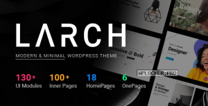 Larch v2.2 – Responsive Minimal Multipurpose WordPress Theme