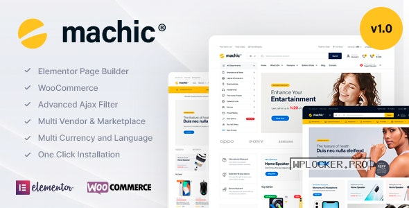 Machic v1.1.5 – Electronics Store WooCommerce Theme NULLEDnulled