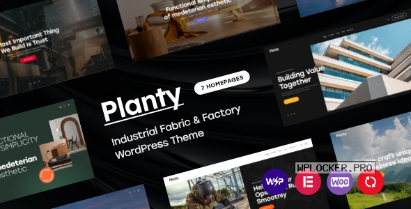 Planty v1.0 – Industrial Fabric & Factory WordPress Theme
