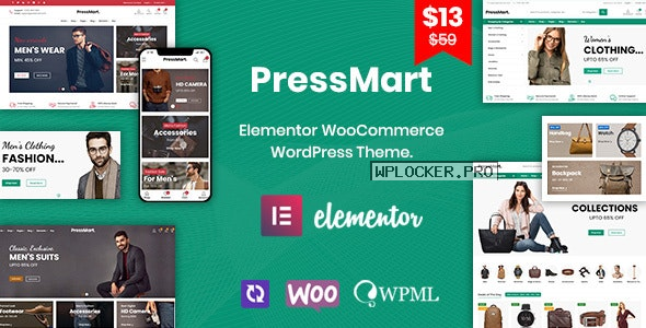 PressMart v1.1.0 – Modern Elementor WooCommerce WordPress Theme