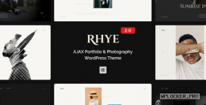 Rhye v2.9.7 – AJAX Portfolio WordPress Theme