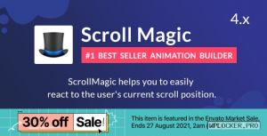Scroll Magic v4.2.5 – Scrolling Animation Builder Plugin