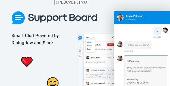 Support Board v3.5.5 – Chat WordPress Plugin – Chat & Support NULLED