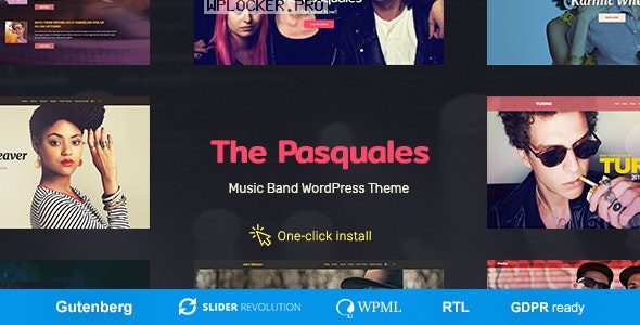 The Pasquales v1.0.8 – Music Band, DJ and Artist WP Theme