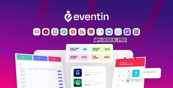 WP Eventin v3.3.6 – Events Manager & Tickets Selling Plugin for WooCommerce
