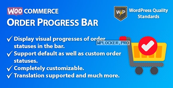 WooCommerce Order Progress Bar v1.0 – Order Tracking
