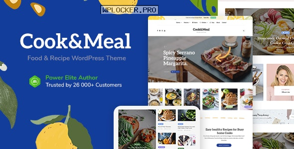 Cook&Meal v1.2 – Food Blog & Recipe WordPress Theme