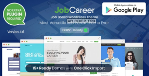 JobCareer v4.6 – Job Board Responsive WordPress Themenulled
