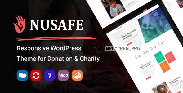 Nusafe v1.16 – Responsive WordPress Theme for Donation & Charity