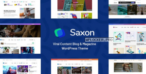 Saxon v1.9 – Viral Content Blog & Magazine Theme NULLEDnulled