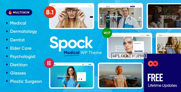 Spock v1.0 – Medical Elementor Multi-skin WordPress Theme