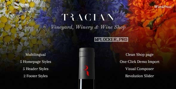 Tracian v1.6 – Wine WordPress Theme