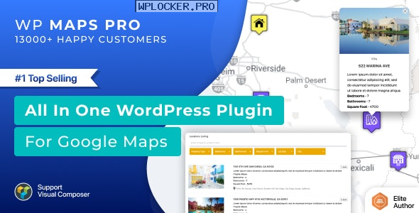 WP MAPS PRO v5.3.7 – WordPress Plugin for Google Maps