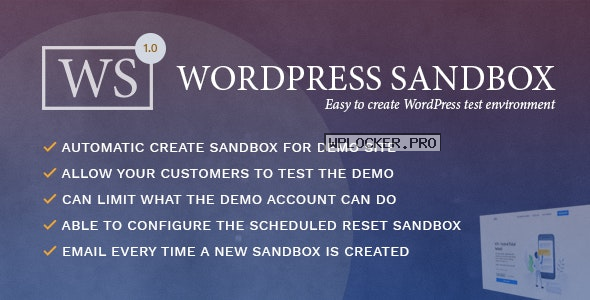WordPress Sandbox v1.0.3 – Easy To Create a Test Environment