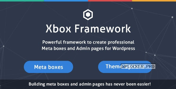 Xbox Framework v2.4.8 – Custom Fields & Options Plugin for WordPress