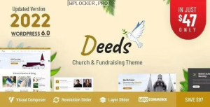 Deeds v9.1 – Best Responsive Nonprofit Church WordPress Theme
