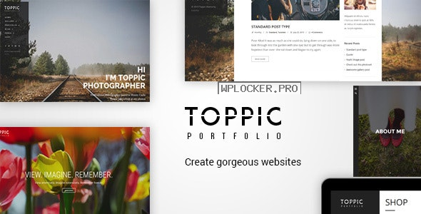 TopPic v4.1.5 – Portfolio Photography Theme
