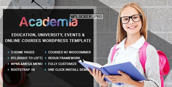 Academia v3.8 – Education Center WordPress Theme