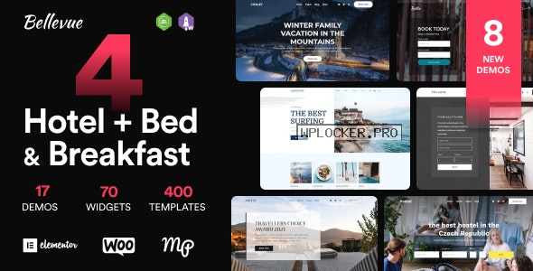 Bellevue v4.1.3 – Hotel + Bed and Breakfast Booking Calendar Theme