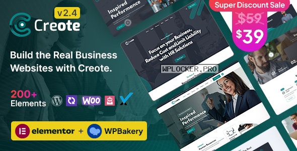 Creote v2.4 – Consulting Business WordPress Theme
