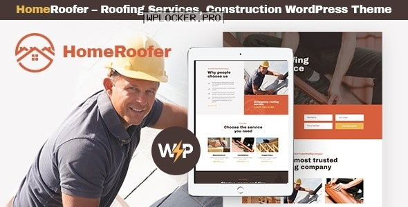 HomeRoofer v1.0.8 – Roofing Company Services & Construction WordPress Theme