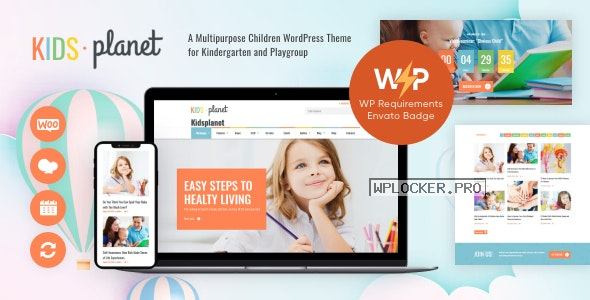 Kids Planet v2.2.9 – A Multipurpose Children WordPress Theme