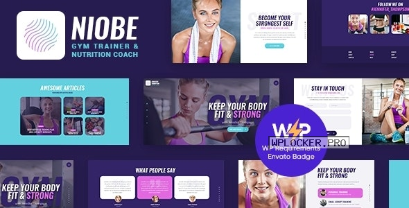 Niobe v1.1.10 – A Gym Trainer & Nutrition Coach Theme