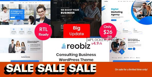 Reobiz v4.9.4 – Consulting Business WordPress Themenulled